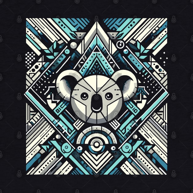 Abstract Animal Koala 2 by sapphire seaside studio